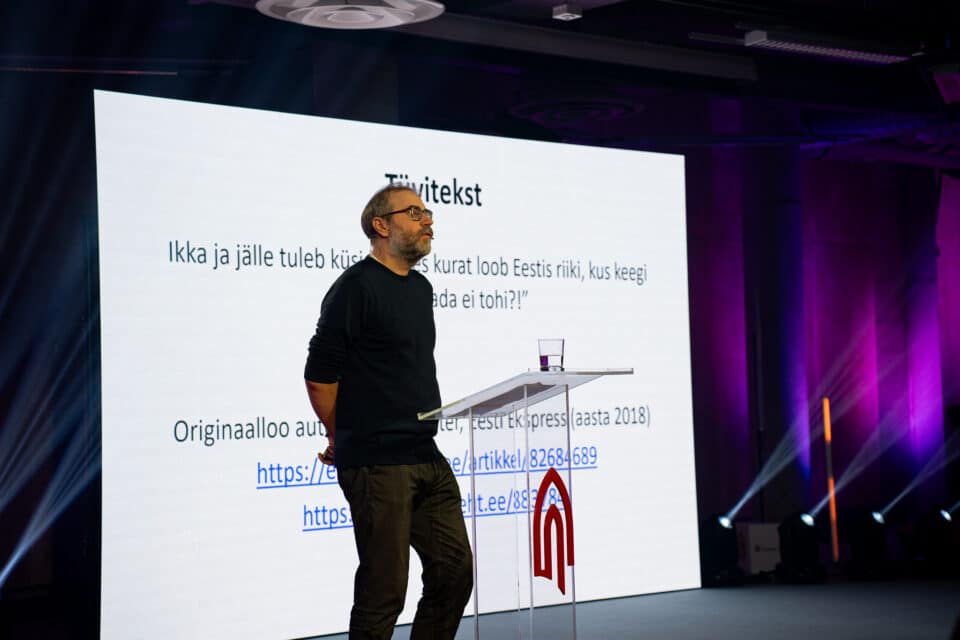 Õhtulehe peatoimetaja Martin Šmutov.